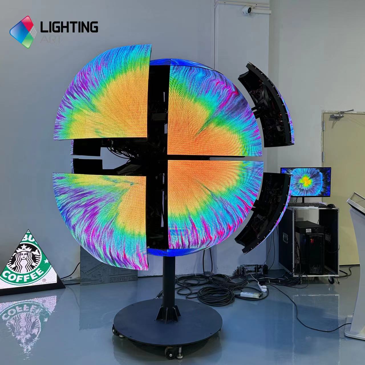 tela de esfera de LED