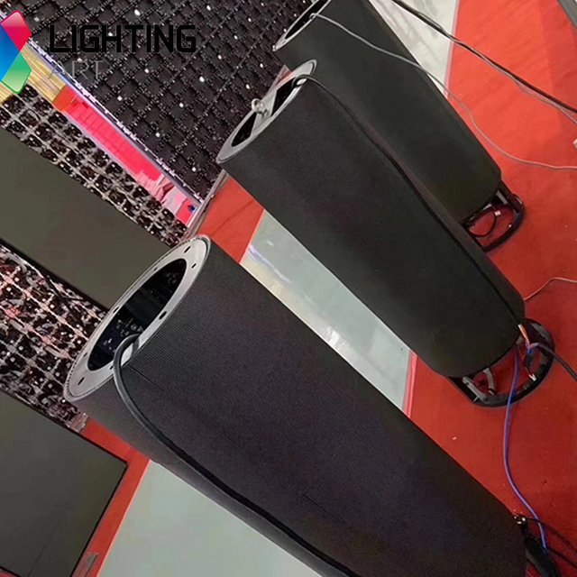 P2 Indoor Flexível LED Painel de parede Painel de parede curva Comercial Publicidade LED Módulo Tela da tela Billboard Painéis