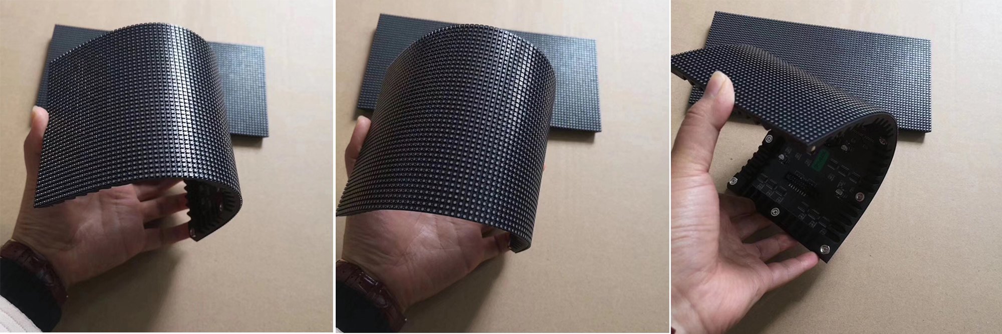 Exibi&ccedil;&atilde;o de LED flex&iacute;vel